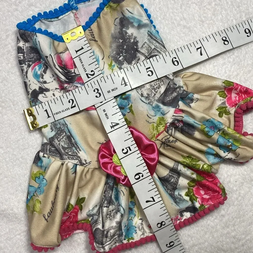 Fancy Floral Dog Dress